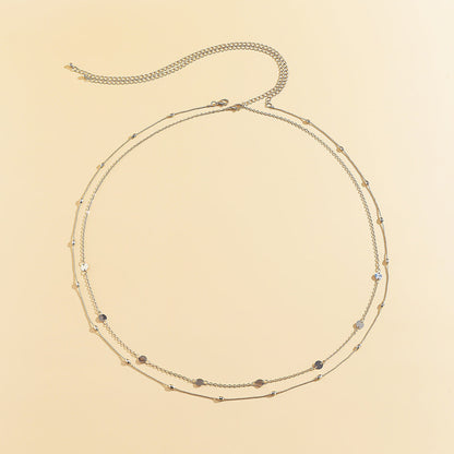 Belly Chain Sexy Body Coin Waist Female Suit For Women Snake Bone Double Layers Jewelry Decor Bra Bikini Beach Harness Jewelry (Available)
