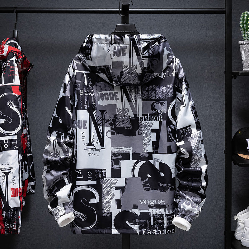 Men's Thin Hooded Jacket For Boys And Teenagers