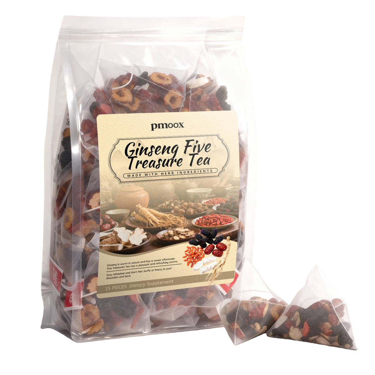 Ginseng Five Treasure Tea