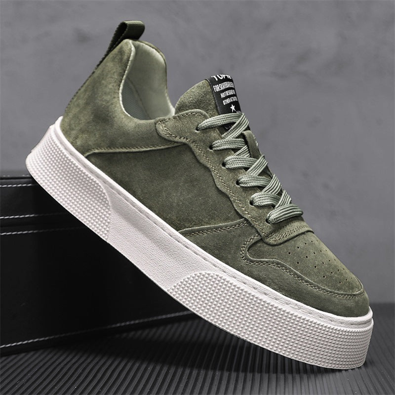 Autumn Men's Breathable Plus Size Size 46 Platform Sneakers All-matching Fashion Casual Sports Men's Shoes ( Available )