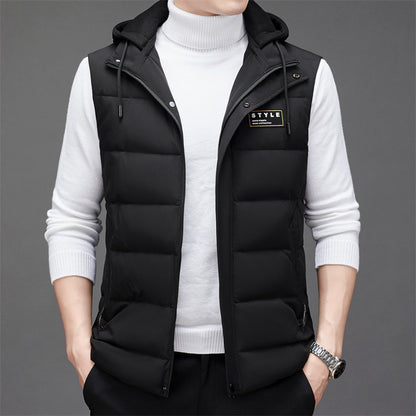 Men's Fashion Vest Versatile Down Jacket