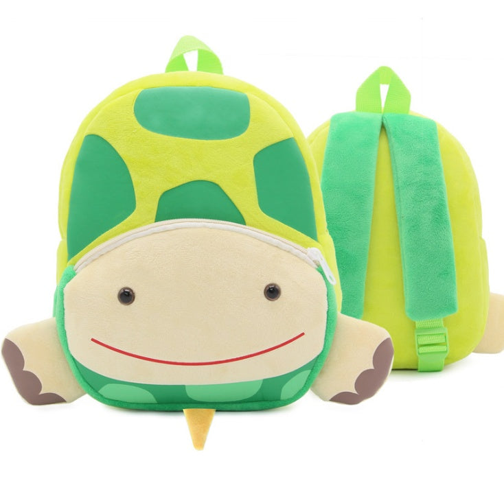 Cute Plush Backpacks Kindergarten Cartoon School Bags Children Animal Toys Bag (Available)