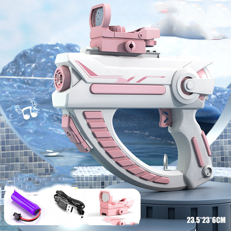 Rechargeable Electric Water Gun with automatic firing and USB rechargeable battery for summer outdoor water games