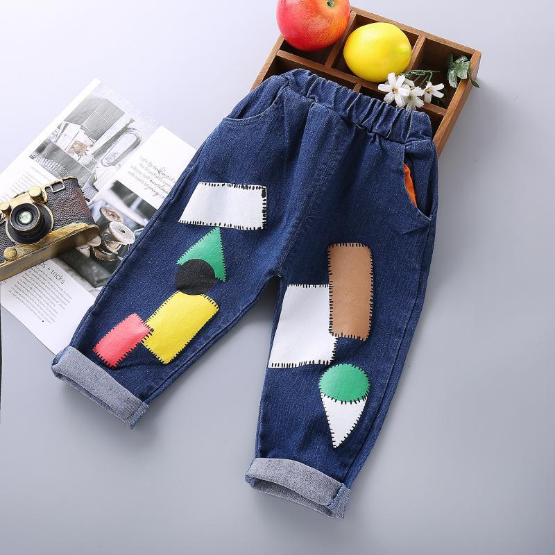 Boys' sports casual jeans spring  (Available)