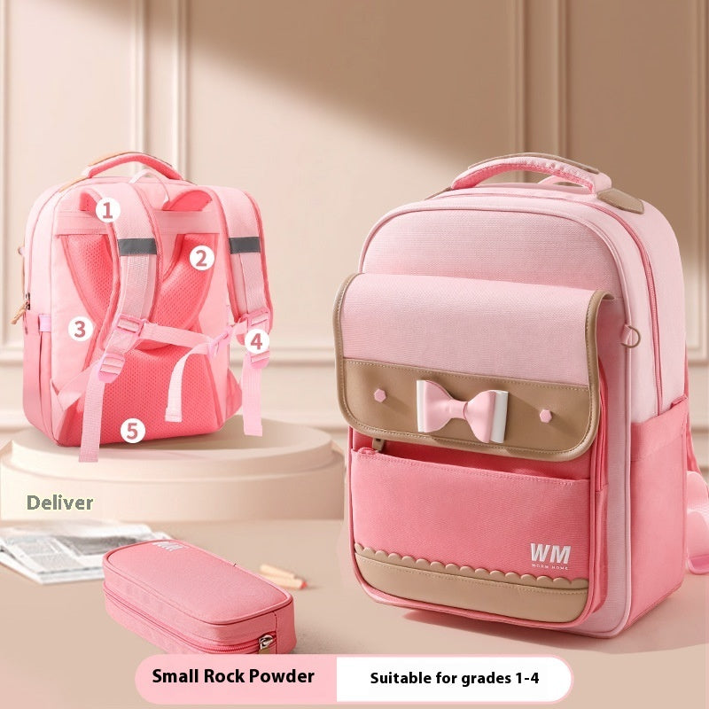Children's Backpack For Grade Portable Burden Alleviation