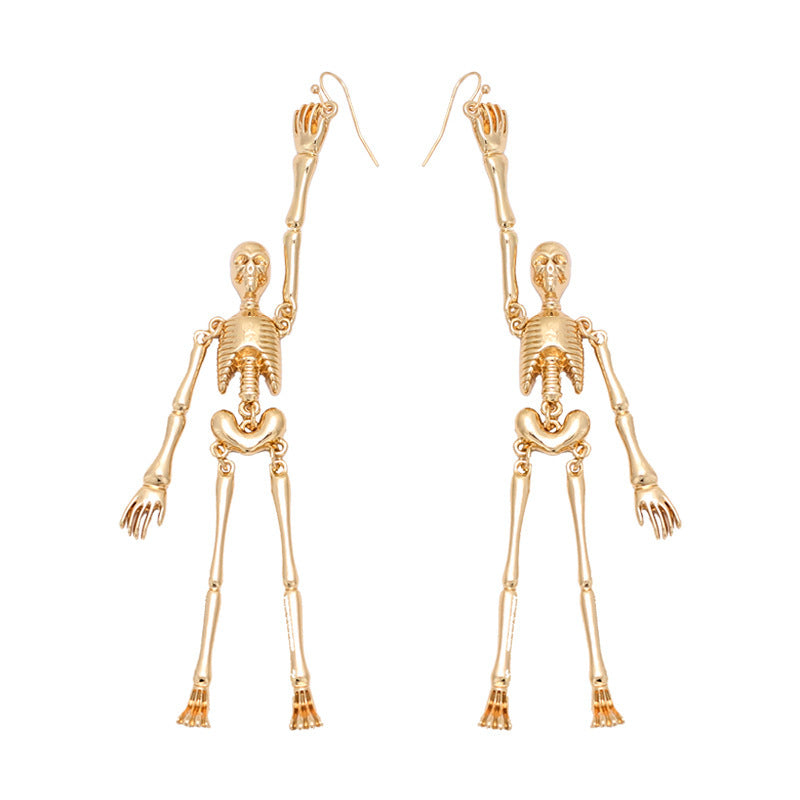 Skull alloy earrings earrings women (Available)