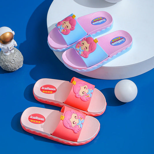 Summer Children Cartoon Non-slip Soft Bottom Sandals (Available)