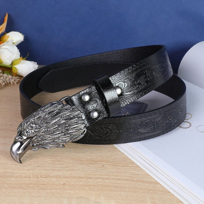 Belt Cow Head Buckle Men  (Available)