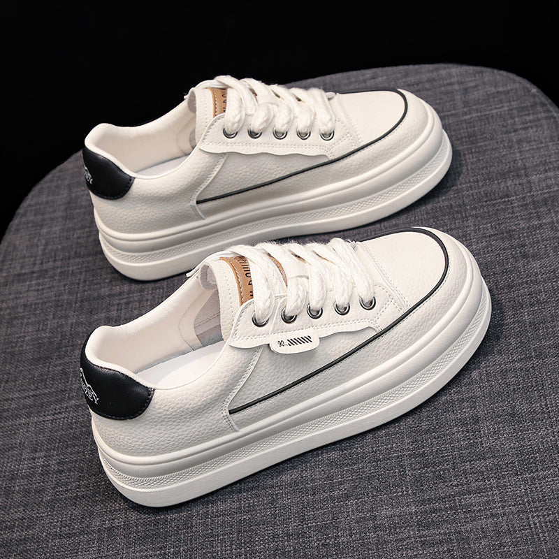 Flat All-Match Sports Casual White Shoes For Women (Available)