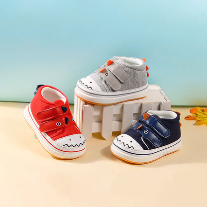 Baby Toddler Shoes Breathable Non-slip Cartoon Cotton Soft Sole Baby Shoes