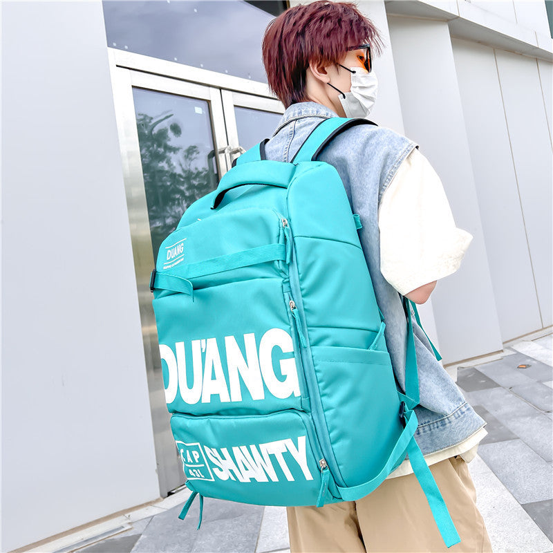 Travel Bag Men's Large Capacity Travel Backpack Men's Backpack Hand-held Luggage Bag Multi-functional Schoolbag