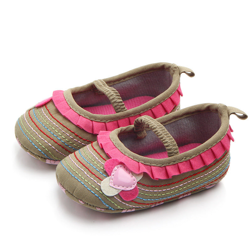 Four flower baby toddler shoes