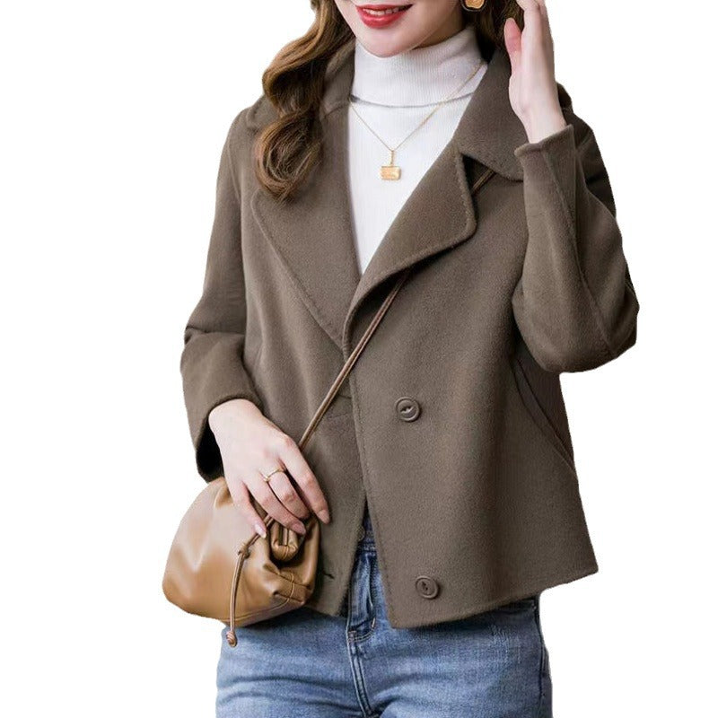Fashion Personality Female Short Woolen Coat