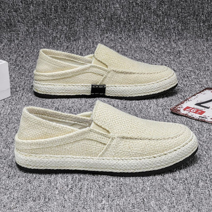 Summer Leisure Old Beijing Linen Cloth Shoes