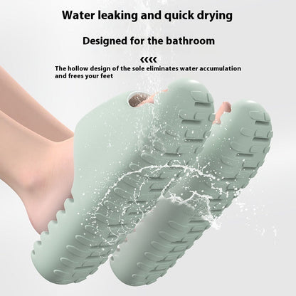 Quick-drying Bathroom Women's Wear-resistant Mute Slippers   (Available)