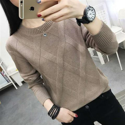 Sweater Women's Pullover Bottoming Shirt Loose Bottoming Top