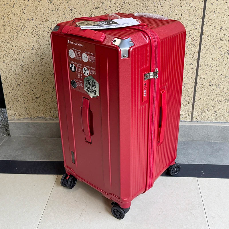Carrier 28-inch Large Size Luggage 30/32/36/50 inch Explosion-proof Five Wheels  Brake Travel Suitcase Thickened PC Material