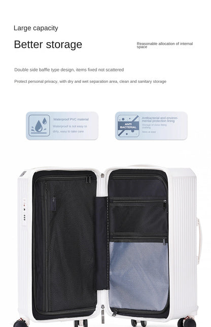 Carrier 28-inch Large Size Luggage 30/32/36/50 inch Explosion-proof Five Wheels  Brake Travel Suitcase Thickened PC Material