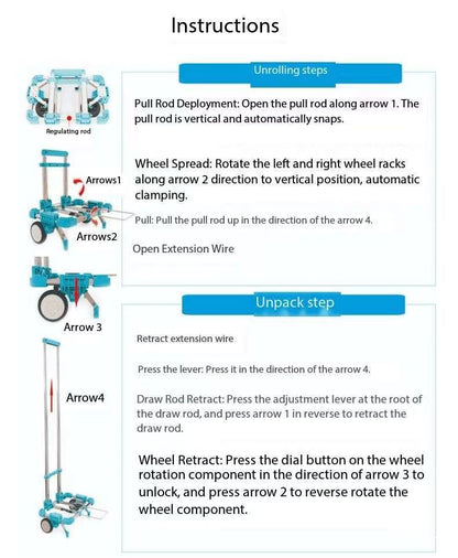 Foldable Luggage Cart