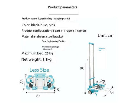 Foldable Luggage Cart