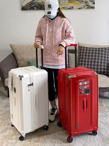 Carrier 28-inch Large Size Luggage 30/32/36/50 inch Explosion-proof Five Wheels  Brake Travel Suitcase Thickened PC Material