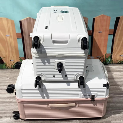 Carrier 28-inch Large Size Luggage 30/32/36/50 inch Explosion-proof Five Wheels  Brake Travel Suitcase Thickened PC Material