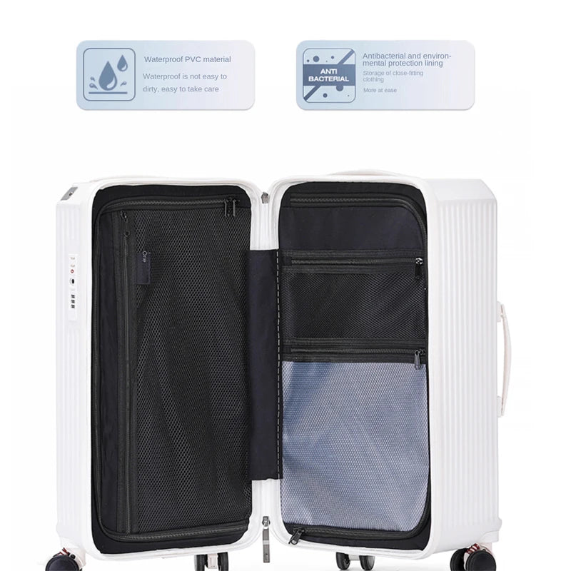 Carrier 28-inch Large Size Luggage 30/32/36/50 inch Explosion-proof Five Wheels  Brake Travel Suitcase Thickened PC Material