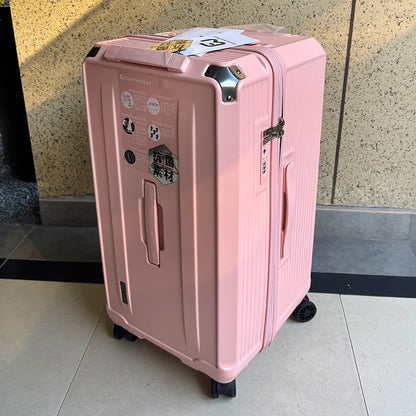 Carrier 28-inch Large Size Luggage 30/32/36/50 inch Explosion-proof Five Wheels  Brake Travel Suitcase Thickened PC Material