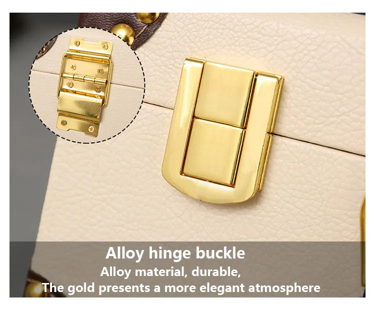 Luxury Vintage Trunk Travel Hand Big Suitcases Leather Luggage Under Bed Clothing Organizer Storage Box Antique Bin Customized