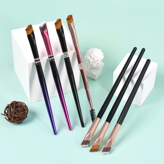 HMU Multifunctional Under Eye Concealer Angled Brush Drawing Hairline Square Wild 4d Hair Stroke Eyebrow Stamping Brush
