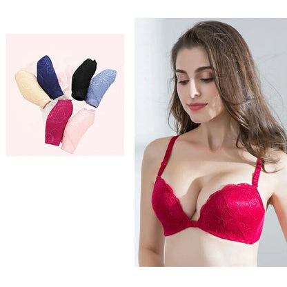 Elovegirl Front Bra Closure Bras For Woman Push Up Lingerie Wireless Bra Seamless Femme Comfort Women's Underwear Brassiere