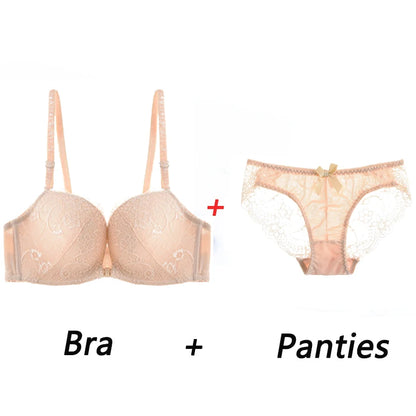 Elovegirl Front Bra Closure Bras For Woman Push Up Lingerie Wireless Bra Seamless Femme Comfort Women's Underwear Brassiere