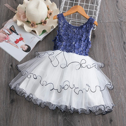 Princess Girls Dress Baby Girls Clothes Children Clothing Summer Party tutu Kids Dresses for Girls Toddler Girls Casual Dress