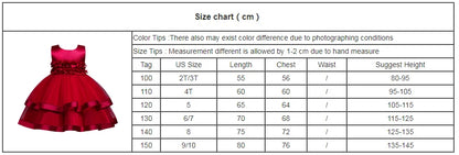 girls Clothing teenagers Wedding Party Princess Christmas Dresse for girl Party Costume Kids Cotton Party 2-10 yrs Girls Dress