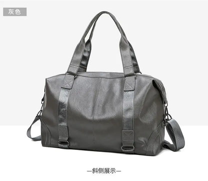 Fashion men Travel Bag Luggage Bag Large Capacity Leather Portable Business handbag crossbody Casual Men's Bag shoulder Trip Bag