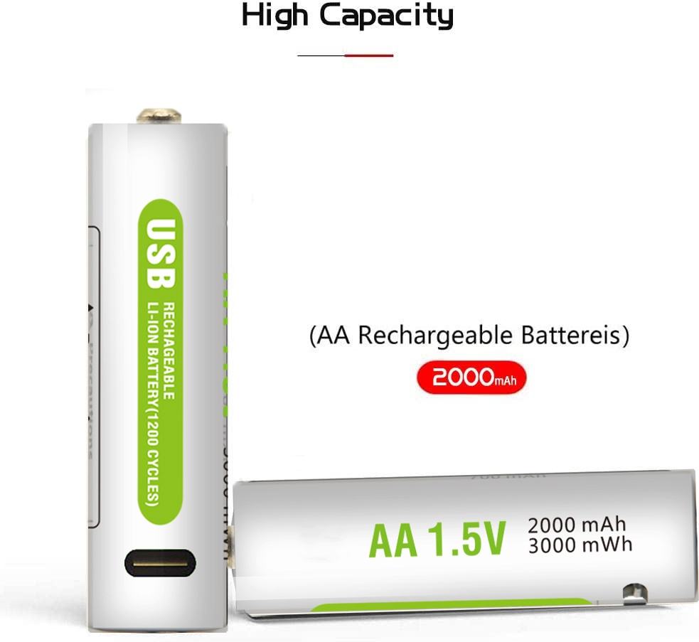 USB Rechargeable Battery For Toys & Home Appliance