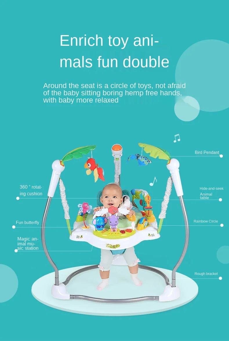 LazyChild Baby Bouncing Chair Bouncing Swing Chair Baby Jumping Chair Baby Fitness Frame Enhance Leg Strength 2023 New