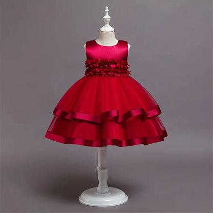 girls Clothing teenagers Wedding Party Princess Christmas Dresse for girl Party Costume Kids Cotton Party 2-10 yrs Girls Dress