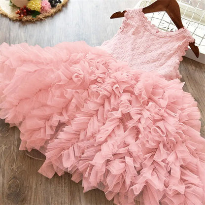 Princess Girls Dress Baby Girls Clothes Children Clothing Summer Party tutu Kids Dresses for Girls Toddler Girls Casual Dress