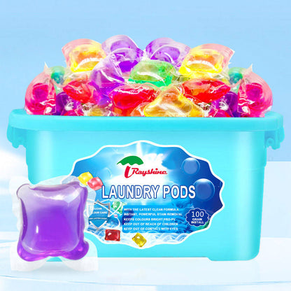 Laundry (100 pcs) Gel Beads Concentrated Long-Lasting Fragrance