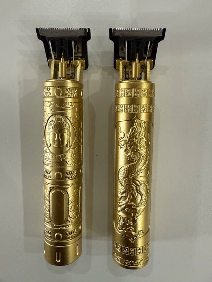 Electric Rechargeable USB Dragon Phoenix Buddha Head Hair Trimmer for Household & Outdoor Use