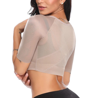 Women Upper Arm Shaper Post Surgical Slimmer Compression Sleeves Slimming Vest Humpback Posture Corrector Tank Tops Shapewear