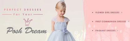 POSH DREAM Girl Peacock Flower Party Tutu Dresses for Halloween with Train Tulle Peacock Princess Children Party Evening Dress