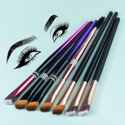 HMU Multifunctional Under Eye Concealer Angled Brush Drawing Hairline Square Wild 4d Hair Stroke Eyebrow Stamping Brush