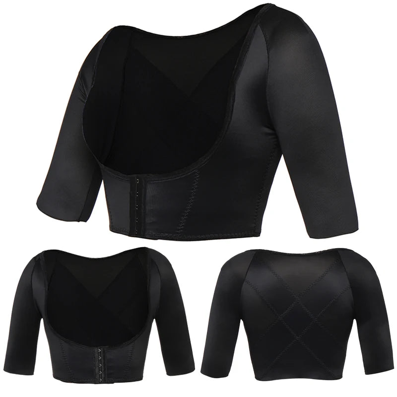 Women Upper Arm Shaper Post Surgical Slimmer Compression Sleeves Slimming Vest Humpback Posture Corrector Tank Tops Shapewear