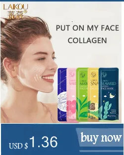 Skin Care Natural Fruit Plant Facial Mask Moisturizing Oil-Control Blueberry Cucumber Pomegranate Fruit Aloe Sheet Face Mask