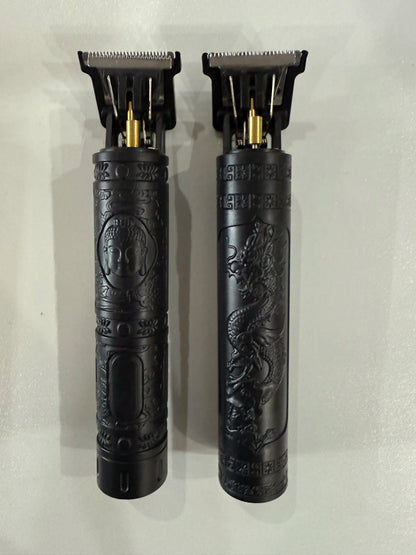 Electric Rechargeable USB Dragon Phoenix Buddha Head Hair Trimmer for Household & Outdoor Use