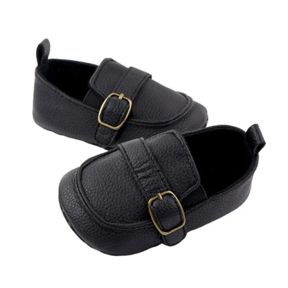 Baby First Walker 1Pair Baby Girl Boy Infant Cute Fashion Solid Shoes Peas Shoes PU Leather Baby Shoes Soft Bottom Toddler