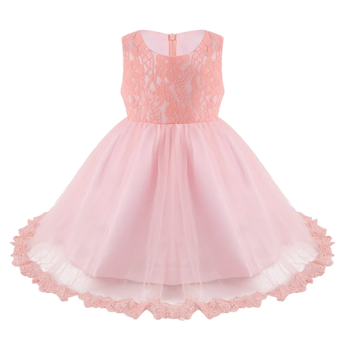 Infant Baby Girls Clothes Flower Girl Dress Toddler Formal Floral Lace Newborn Princess Wedding Bridesmaid Easter Party Dresses