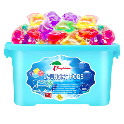 Laundry (100 pcs) Gel Beads Concentrated Long-Lasting Fragrance